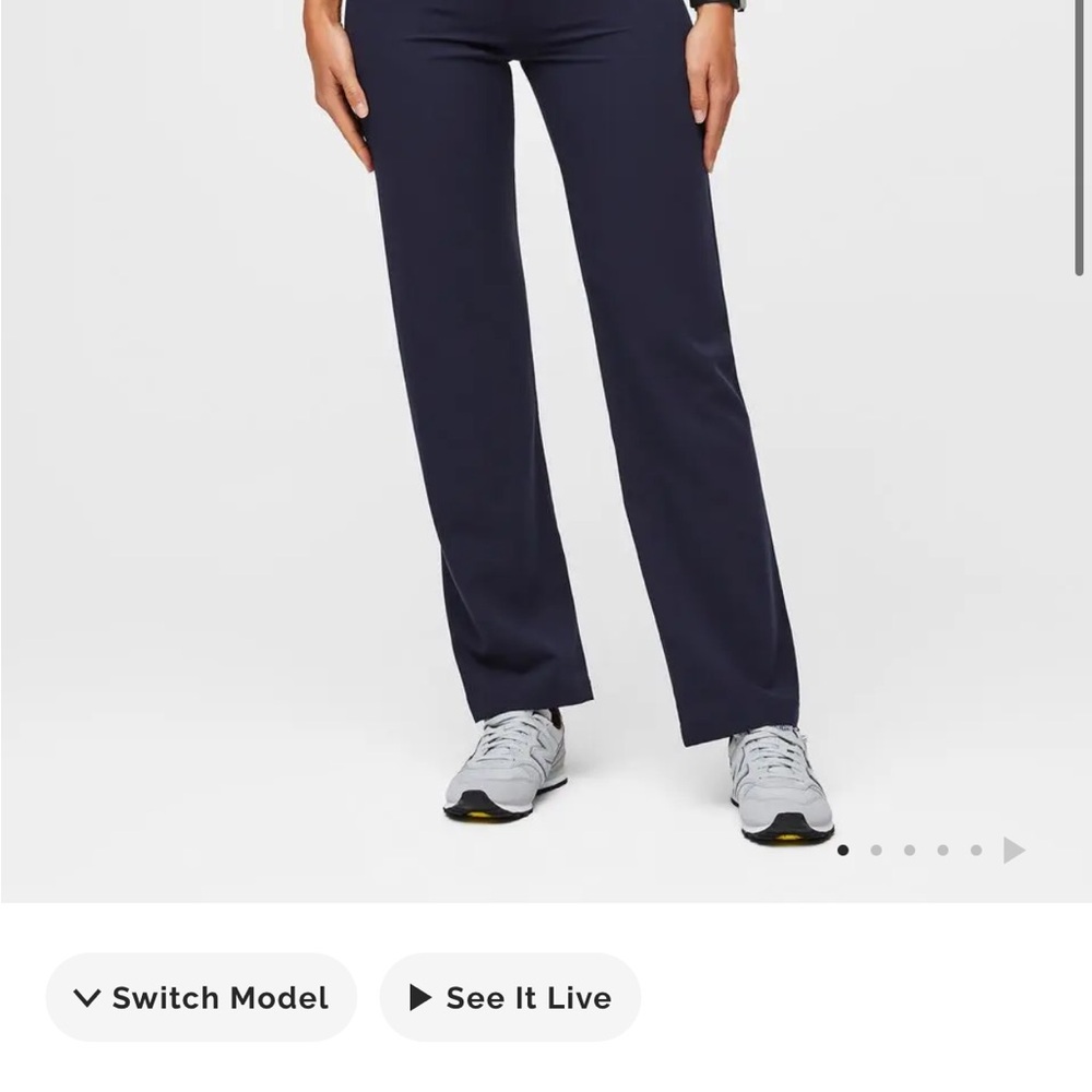 Figs Livingston navy scrub pants